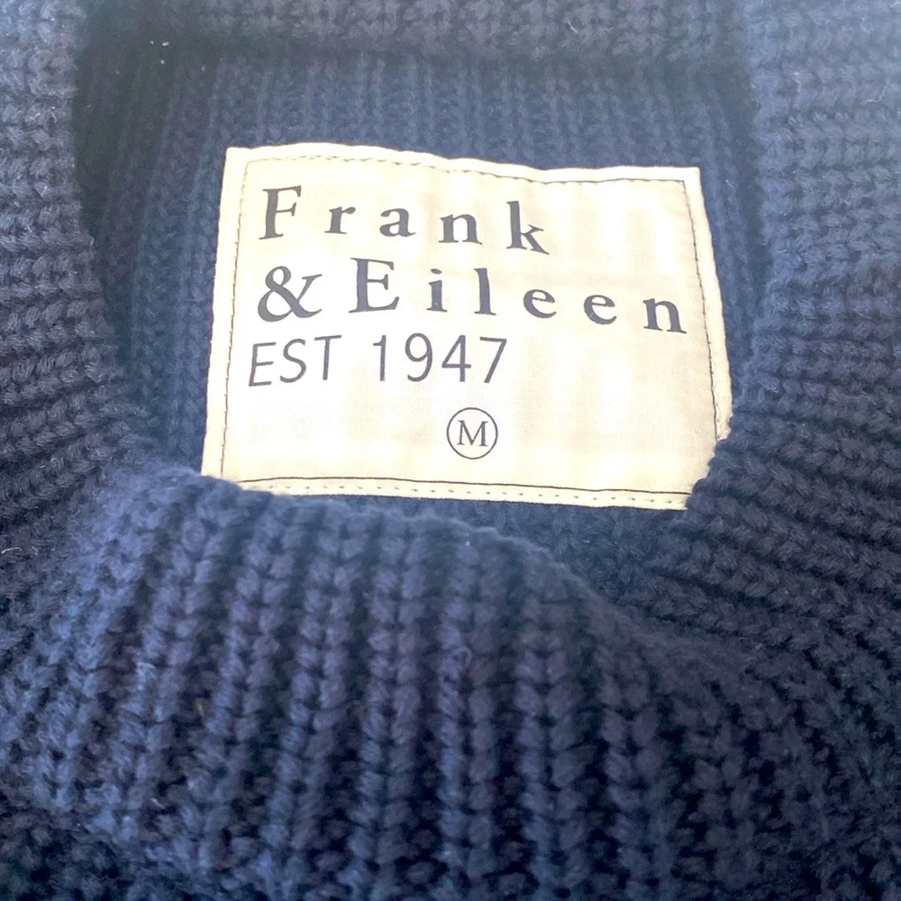 NWOT FRANK AND EILEEN MONTECITO COTTON SWEATER - Picture 3 of 4